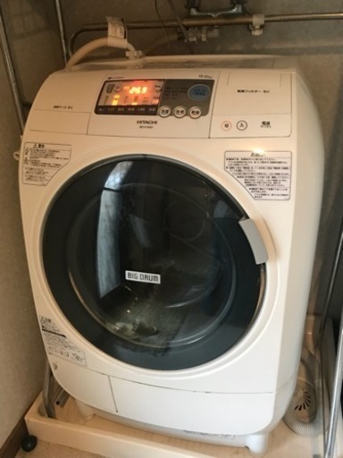 2012年製 HITACHI 日立 9/6kg BIGDRUM 電気洗濯乾燥機 BD-V1400L