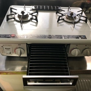 ガスコンロ リンナイ製（LIXIL） R3736G1W8S 間口75ｃｍ 3口 ガラストップ スタイリッシュタイプ 無水両面焼き シャインニッケル |  LIXIL,ガスコンロ | 縁JOY KITCHEN-キッチン取付け隊マーケット
