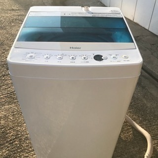 洗濯機 4.5キロ ハイアール 2016年製 JW-C45A