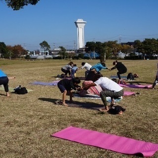 ヨガ参加料500円!!なめがた公園ヨガ開催!リフレッシュヨガ&親子ヨガ♫