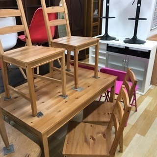 IKEA(イケア)ダイニングテーブルセット【トレファク岸和田】の画像