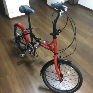 DUCATI 折り畳み自転車 TDF-206 20型 6段変速付 美品