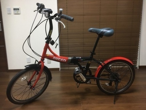 DUCATI 折り畳み自転車 TDF-206 20型 6段変速付 美品