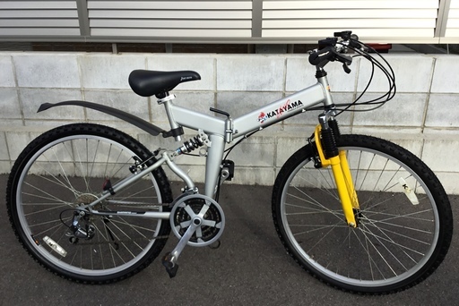 ＜極美車＞片山右京モデル / KATAYAMA UKYO 折り畳み自転車 マウンテンバイク 26インチ