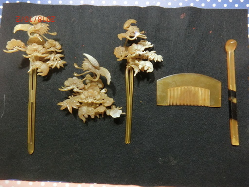 べっ甲髪飾り 日本髪 ららんちゃん 藤岡のアクセサリー ヘアアクセサリー の中古 古着あげます 譲ります ジモティーで不用品の処分