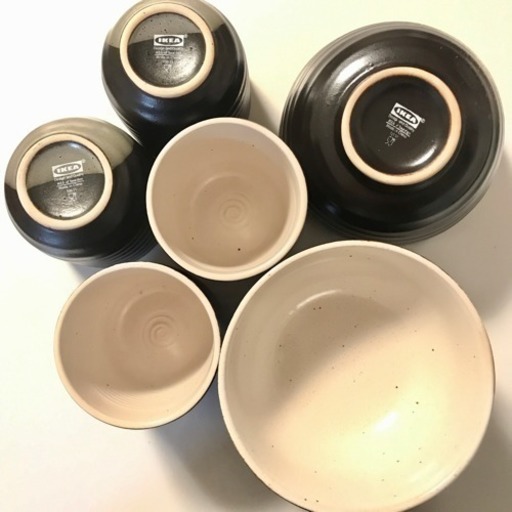 IKEA お茶碗と湯のみセット