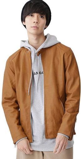 新品で半額以下 ライダースジャケットメンズmキャメル れん 豊田のジャケット メンズ の中古 古着あげます 譲ります ジモティーで不用品の処分