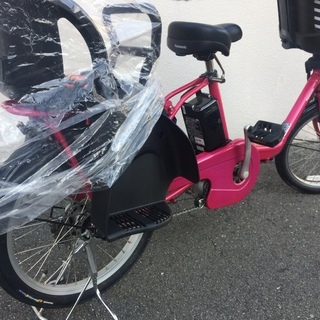 地域限定送料無料　パナソニック　ギュットミニ　三人乗り　新基準　12AH　2016年　20インチ　キッスミニ　アンジェリーノ　神戸市　電動自転車