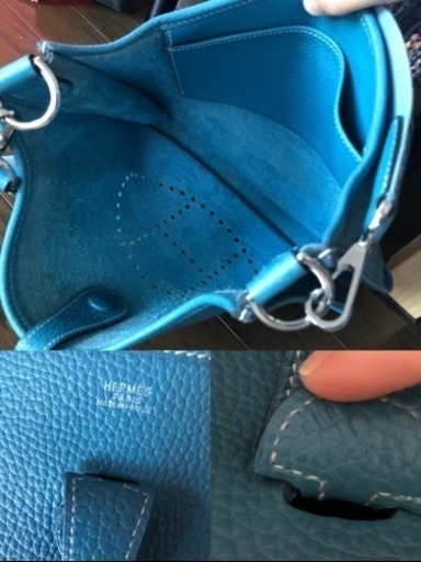 美品 エルメス エブリン PM ブルージーン 楽天市場】【お値引き】【美 