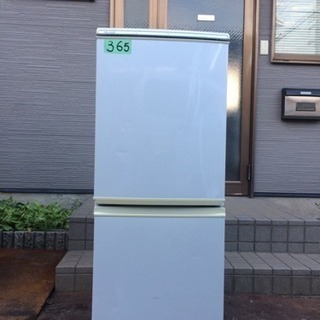 冷蔵庫 シャープ 2ドア 135L (365)