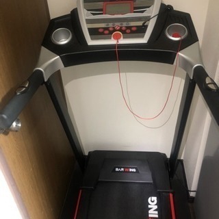 BARWING高機能ルームランナーMAX16km/ｈ角度調整18種プログラム機能 中古