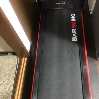 BARWING高機能ルームランナーMAX16km/ｈ角度調整18種プログラム機能 中古
