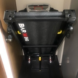 BARWING高機能ルームランナーMAX16km/ｈ角度調整18種プログラム機能 中古