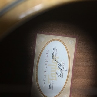Taylor ギター 210ce (ギグケース付)