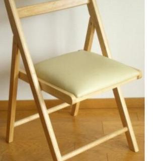 木製折りたたみ 椅子　1脚