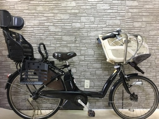 新基準  BS ブリジストン アンジェリーノ 8.1Ah リチウム 電動自転車 中古 リアチャイルドシート付き