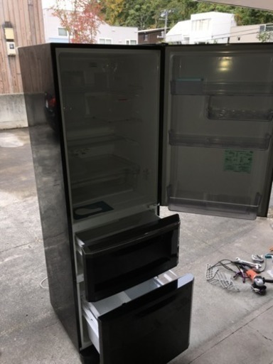 MITSUBISHI 冷蔵庫 370L 3ドア