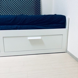 【引き取り27日まで】IKEA ベッド - 杉並区