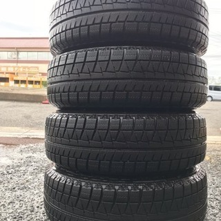 ブリヂストン ブリザック REVO GZ 2015年製 スタッドレスタイヤ 4本セット 195/65R15 91Q 15X6J 5X100 ET45 管理番号1036