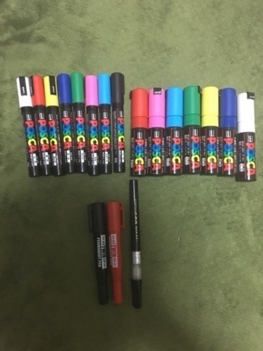 ポスカとクレヨン 色鉛筆 色ペン 絵の具のセット Junkita 原のその他の中古あげます 譲ります ジモティーで不用品の処分