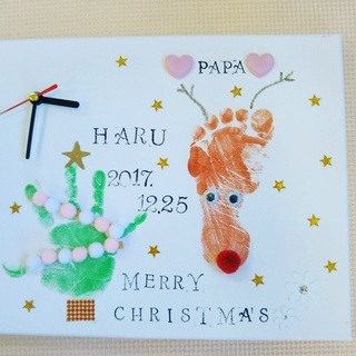 １１月２８日ららぽーと和泉　赤ちゃんと作る世界に一つのアート時計