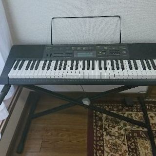 ピアノ  カシオ CTK-2200 & X型キーボードスタンド付き