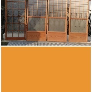 値下げ☆レトロな建具♪ ガラス戸17枚まとめ売り！