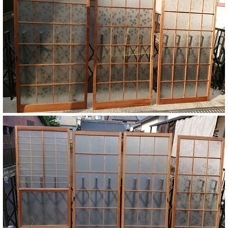 値下げ☆レトロな建具♪ ガラス戸17枚まとめ売り！