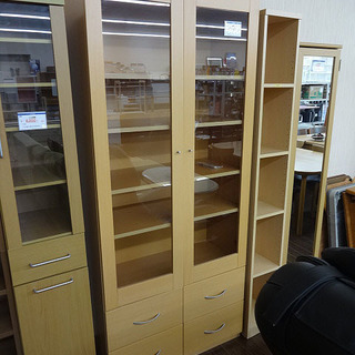 引き取り限定 木製 食器棚 飾り棚 収納 キッチン家具 楽天市場】アート食器棚 W300 D400 H2000 アート 食器棚 キッチン収納