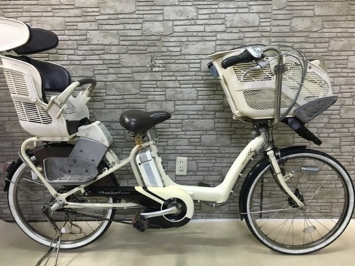 東京23区配達無料  新基準  BS ブリジストン アンジェリーノ プティット  8.1Ah リチウム 電動自転車 中古 ■22インチ