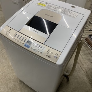 ◇◆ 日立 全自動 洗濯 乾燥機 8kg/4.5kg NW-D8MX-E8 シャンパン HITACHI 白い約束 動作品 クリーニング済 ◆◇