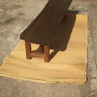 楠 クスノキ テーブル 一枚板 ローテーブル ベンチ 座卓