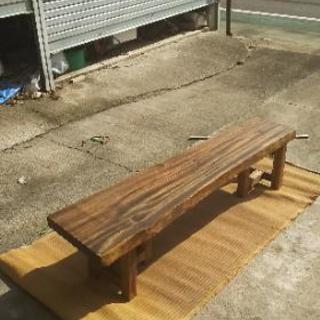 楠 クスノキ テーブル 一枚板 ローテーブル ベンチ 座卓