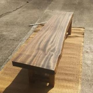 楠 クスノキ テーブル 一枚板 ローテーブル ベンチ 座卓