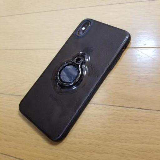 Iphone Xs Max スマホケースリング付ブラック黒クロ Yasu 小金井の携帯アクセサリーの中古あげます 譲ります ジモティーで不用品の処分