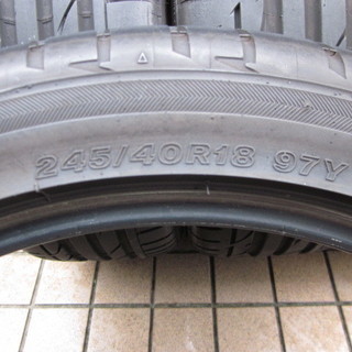 超バリ山ブリヂストンポテンザＳ００1　245/40-18　４本セット　インプレッサ　レクサス　ベンツなど