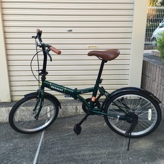 RENAULT(ルノー) 20インチ折畳自転車 深緑！状態良し