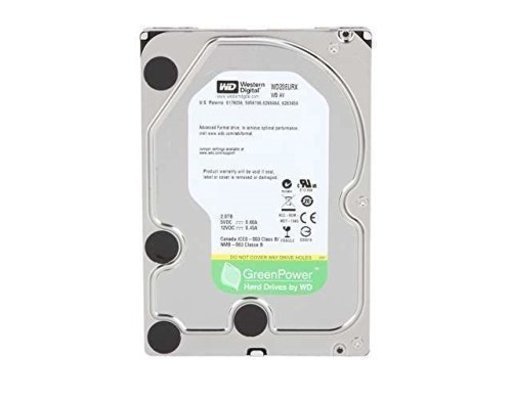 新品　WD HDD 内蔵ハードディスク AV向け 3.5インチ 2TBAV-GP WD20EURX