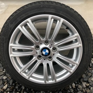 BMW1シリーズMスポーツ純正ホイールと2013年スタッドレスタイヤ4本 