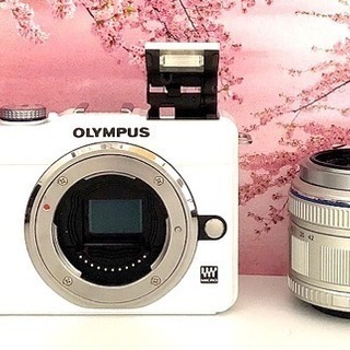 ⭐︎圧倒的かわいさ⭐︎オリンパス E-PL1s ホワイト レンズキット⭐︎