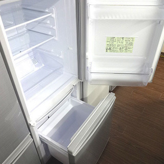 札幌 引き取り シャープ 2ドア冷蔵庫 2017年製 137L SJ-D14C シルバー