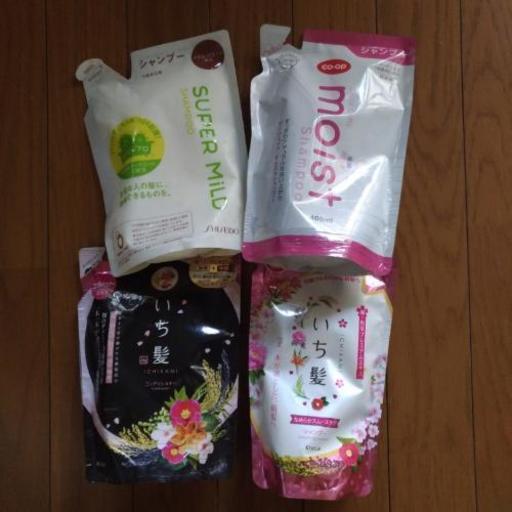 いち髪シャンプー コンディショナー 10 増量 スーパーマイルドシャンプー コープモイストシャンプー のぶりん 横尾のヘアケアの中古あげます 譲ります ジモティーで不用品の処分