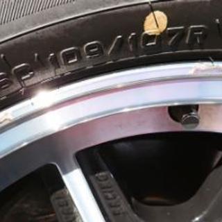 取引中ハイエース。タイヤホイール(ハヤシレーシング)16インチ 