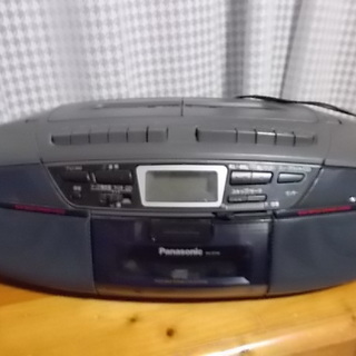 Panasonic　CD・ダブルカセットテープレコーダー（リモコ...