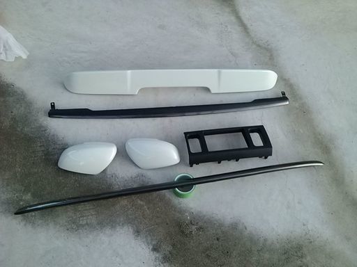 納車外し】HA36アルトワークス 純正リヤスポほか