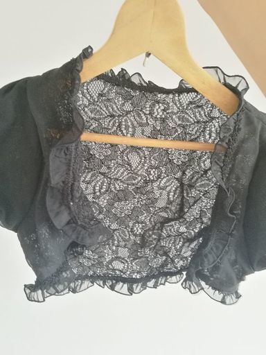 パーティードレス用ボレロ ブラック レース こに 喜多見のボレロの中古 古着あげます 譲ります ジモティーで不用品の処分