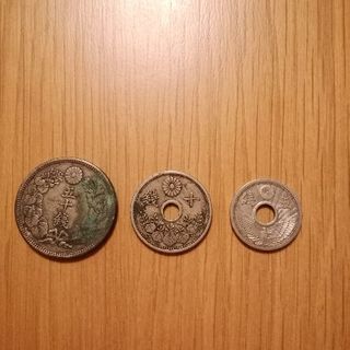 【0円】古銭　50銭　10銭　5銭