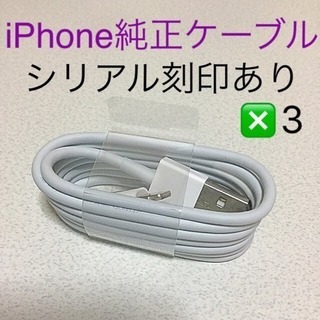 3本セット iPhone純正ケーブル