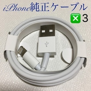 Apple純正ケーブル 3本