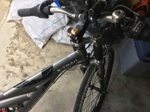 X-TRAILの自転車です！